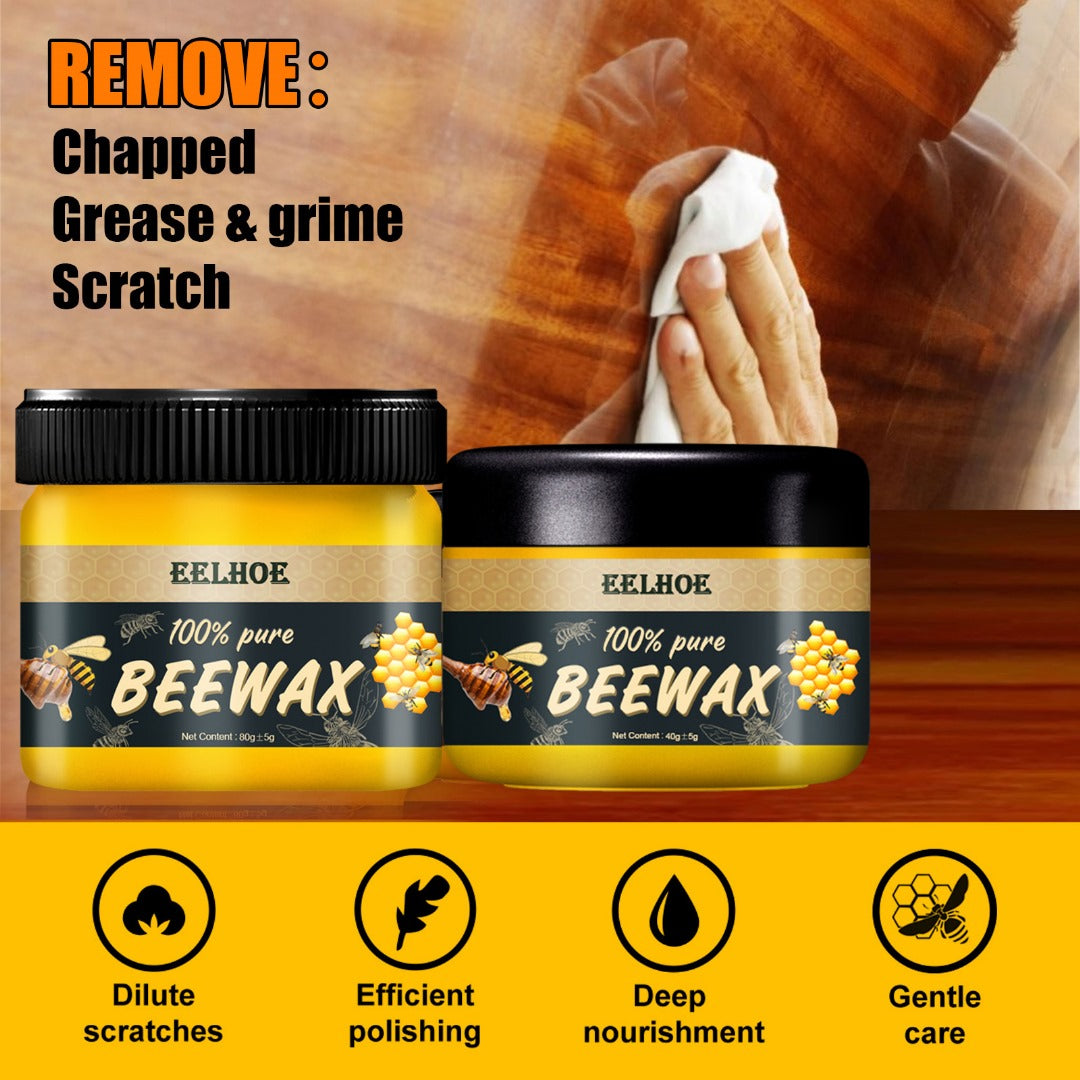 [WESTSTAR] Beewax Wood Polish Furniture Cleaning Care / Wood Care Cabinet Natural Shine / Beeswax Polish Kayu Jati -80g