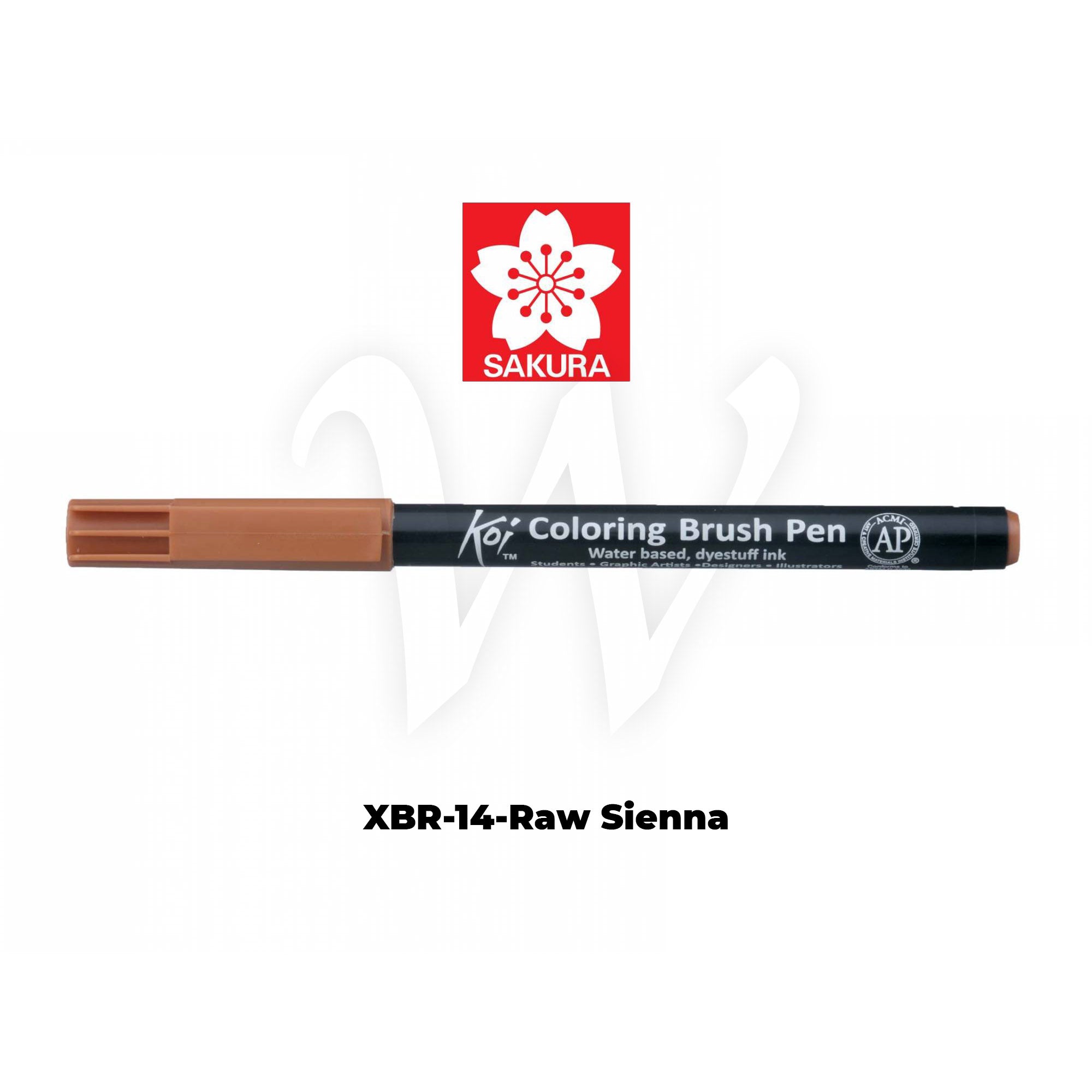 [WESTSTAR] Sakura Koi Color Brush Pen Coloring  Pen (Single piece)