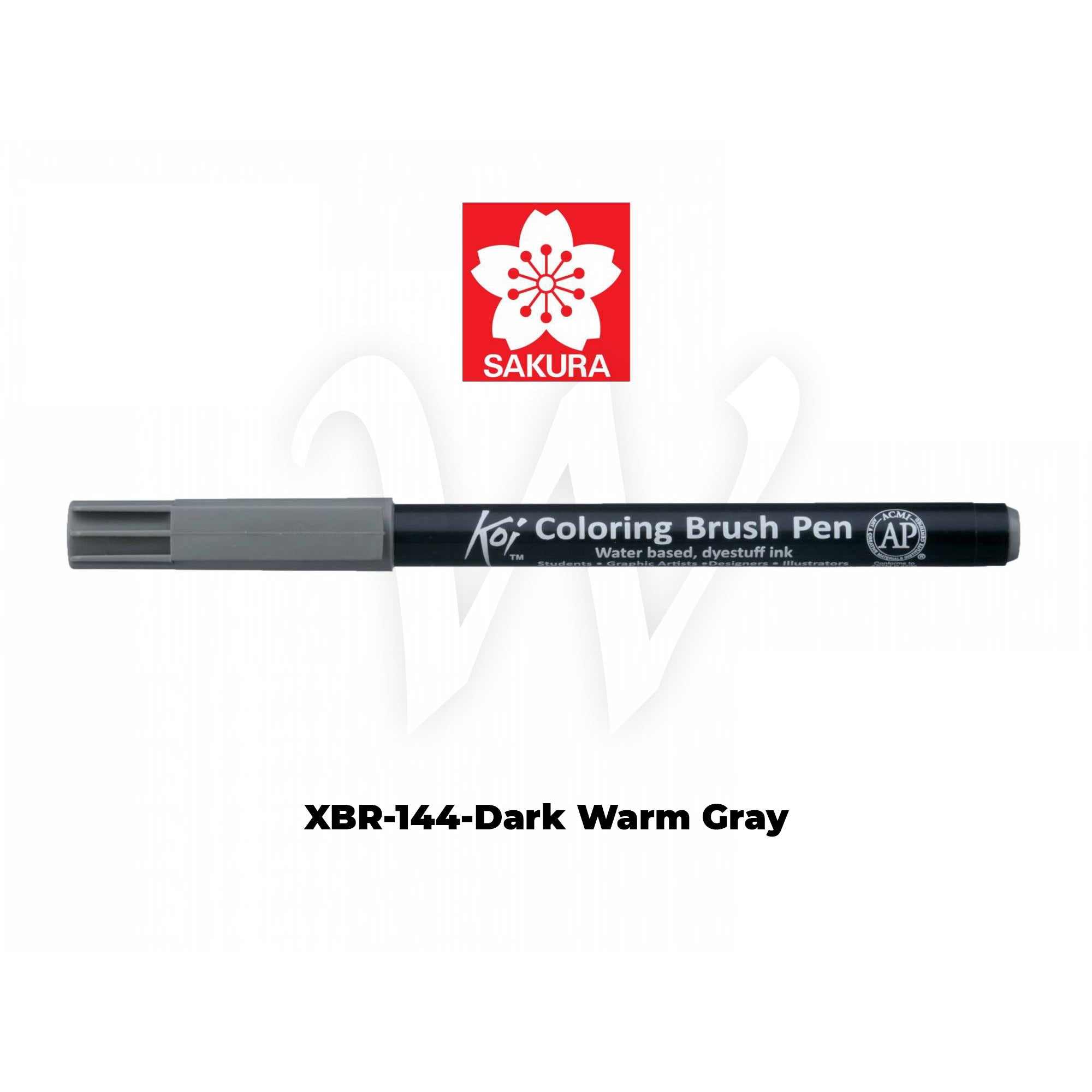 [WESTSTAR] Sakura Koi Color Brush Pen Coloring  Pen (Single piece)