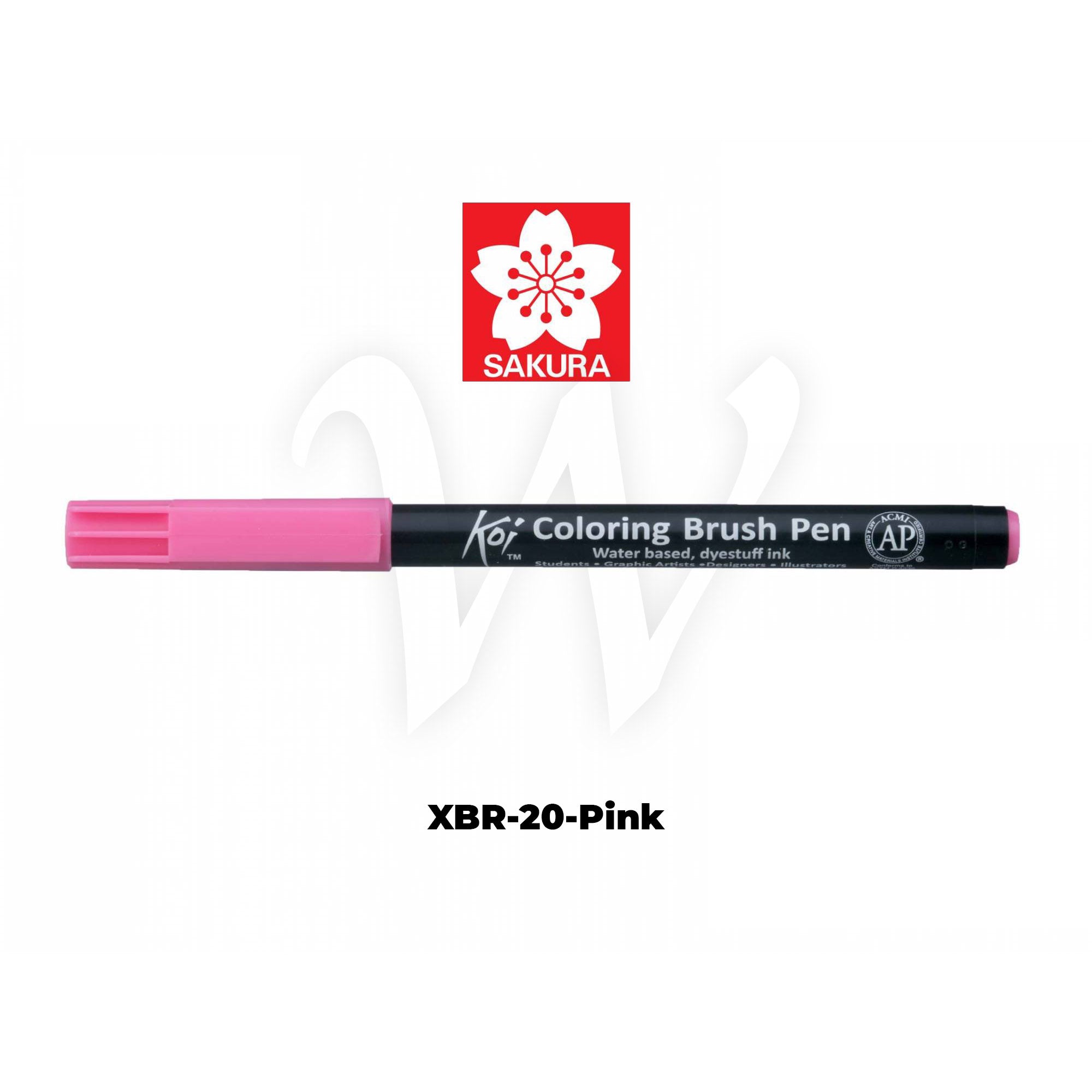 [WESTSTAR] Sakura Koi Color Brush Pen Coloring  Pen (Single piece)