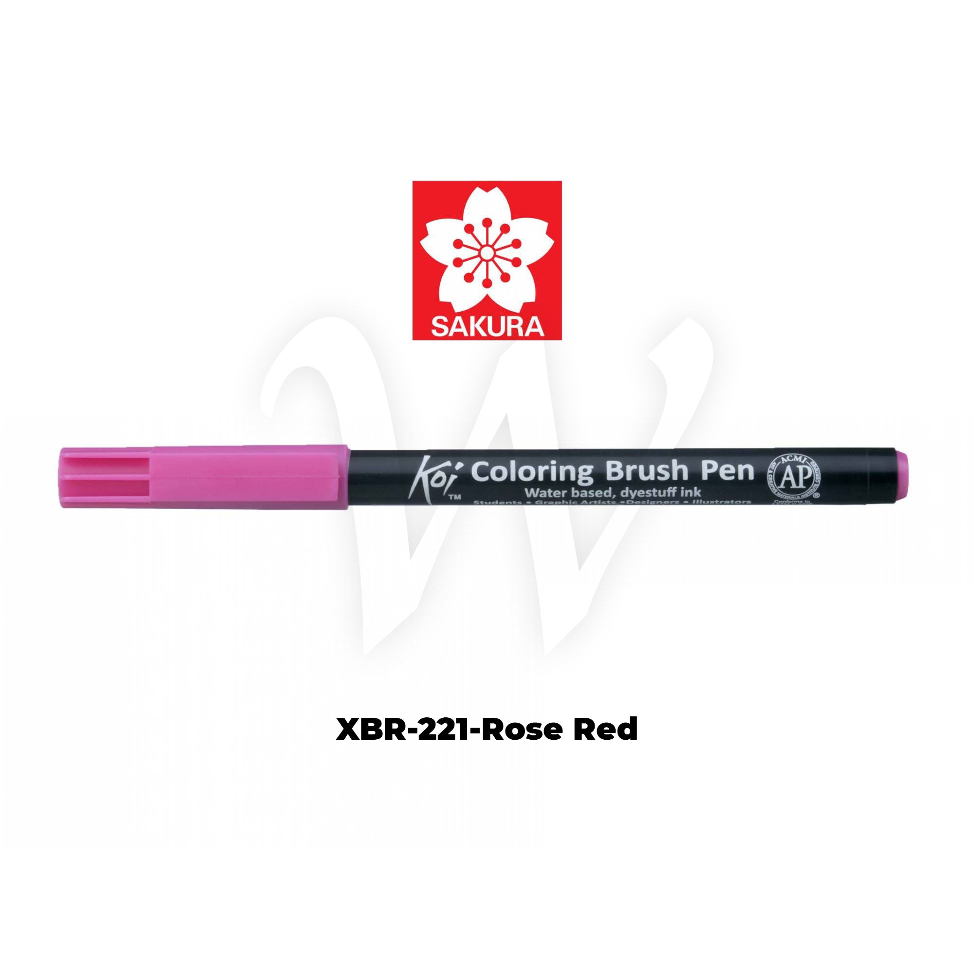 [WESTSTAR] Sakura Koi Color Brush Pen Coloring  Pen (Single piece)