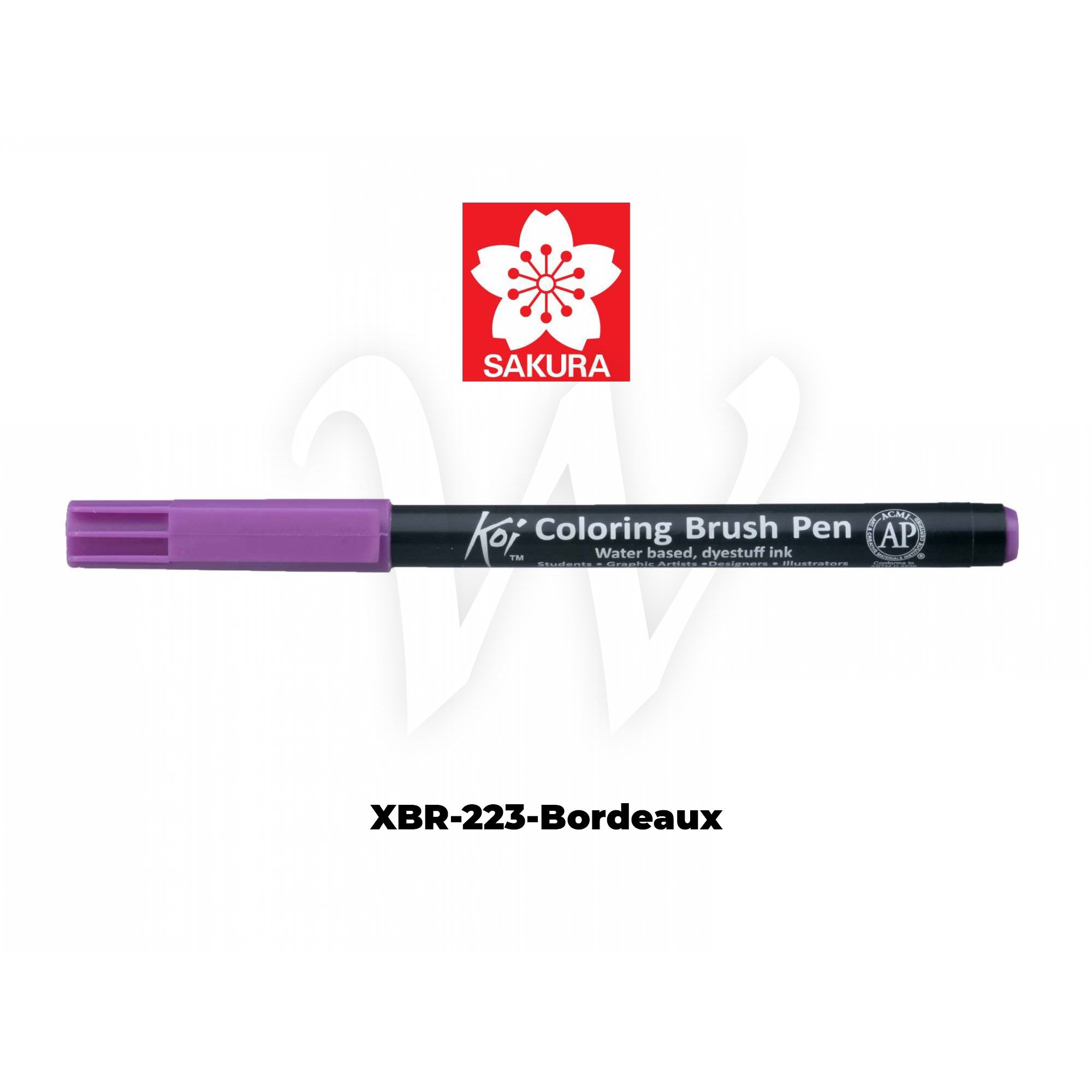 [WESTSTAR] Sakura Koi Color Brush Pen Coloring  Pen (Single piece)