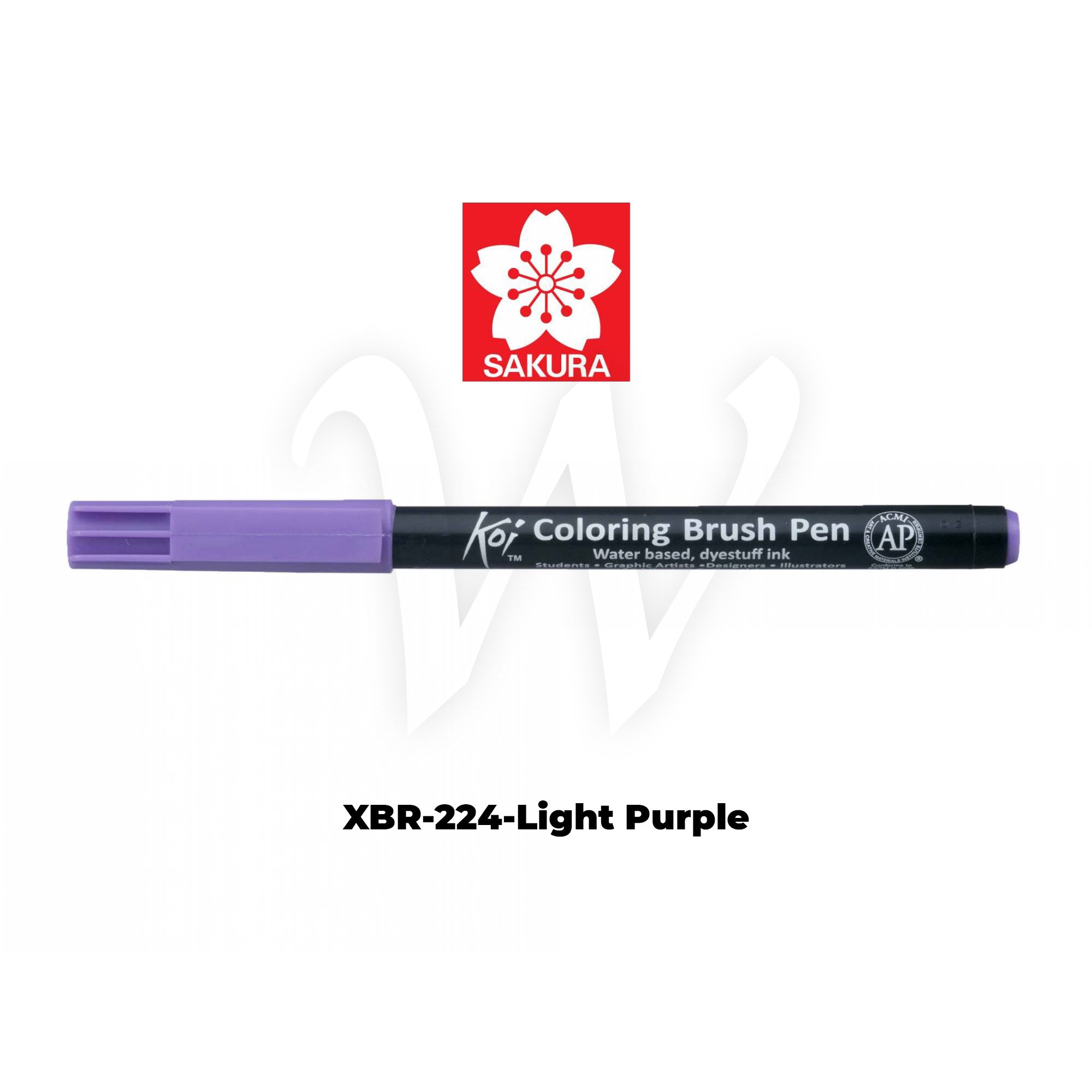 [WESTSTAR] Sakura Koi Color Brush Pen Coloring  Pen (Single piece)