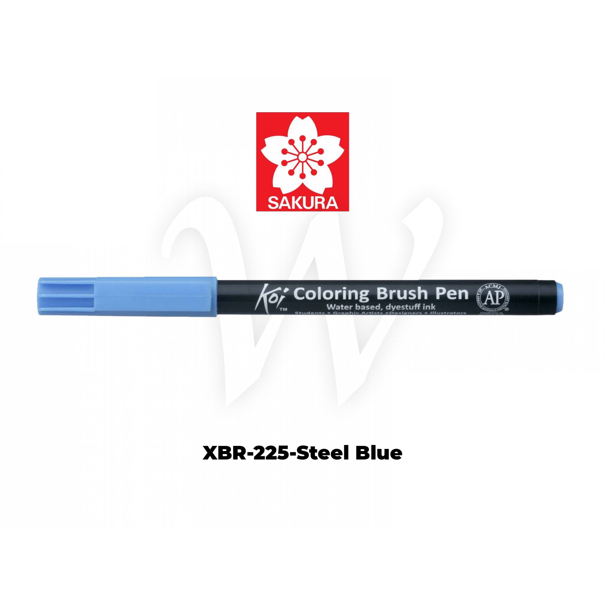 [WESTSTAR] Sakura Koi Color Brush Pen Coloring  Pen (Single piece)