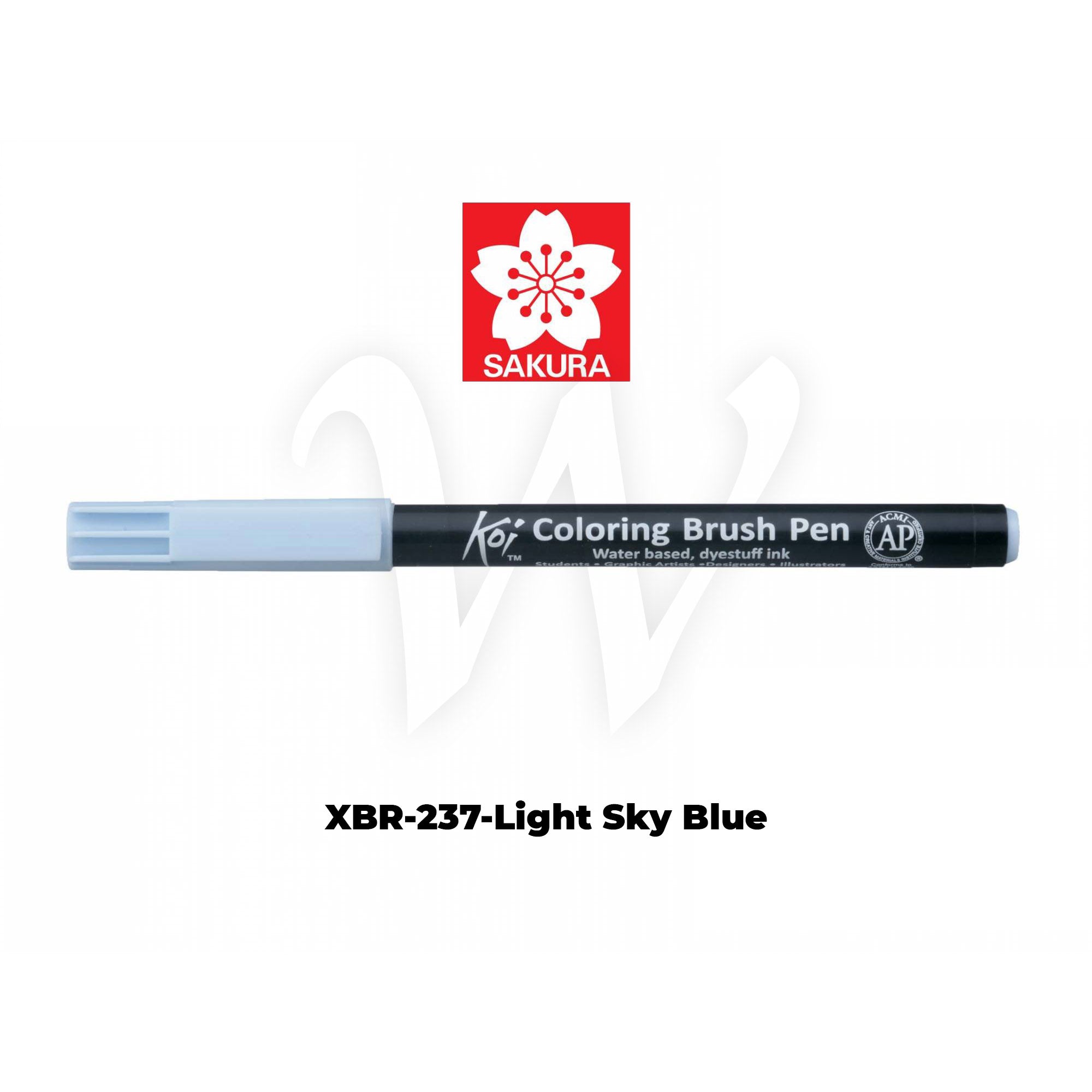 [WESTSTAR] Sakura Koi Color Brush Pen Coloring  Pen (Single piece)