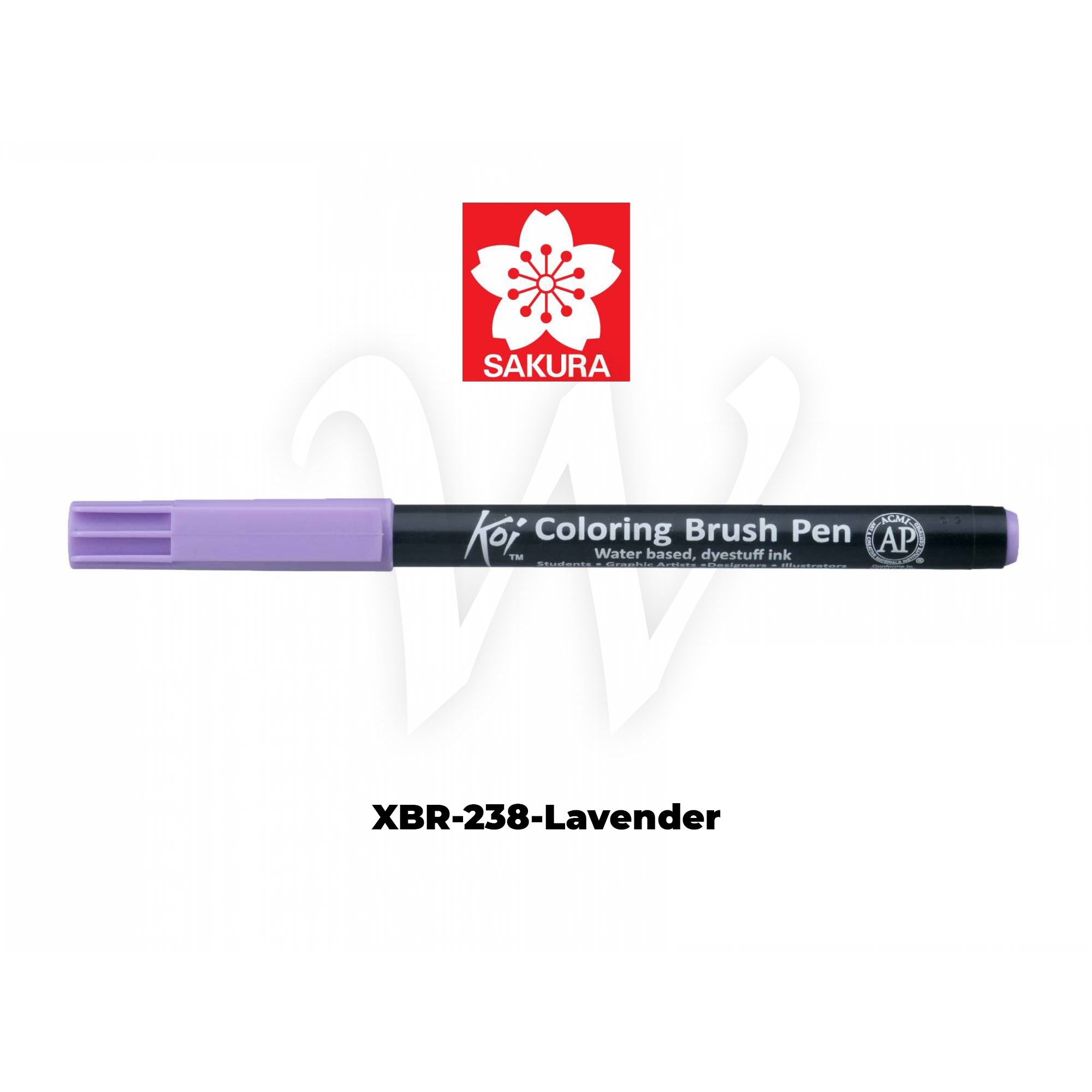 [WESTSTAR] Sakura Koi Color Brush Pen Coloring  Pen (Single piece)