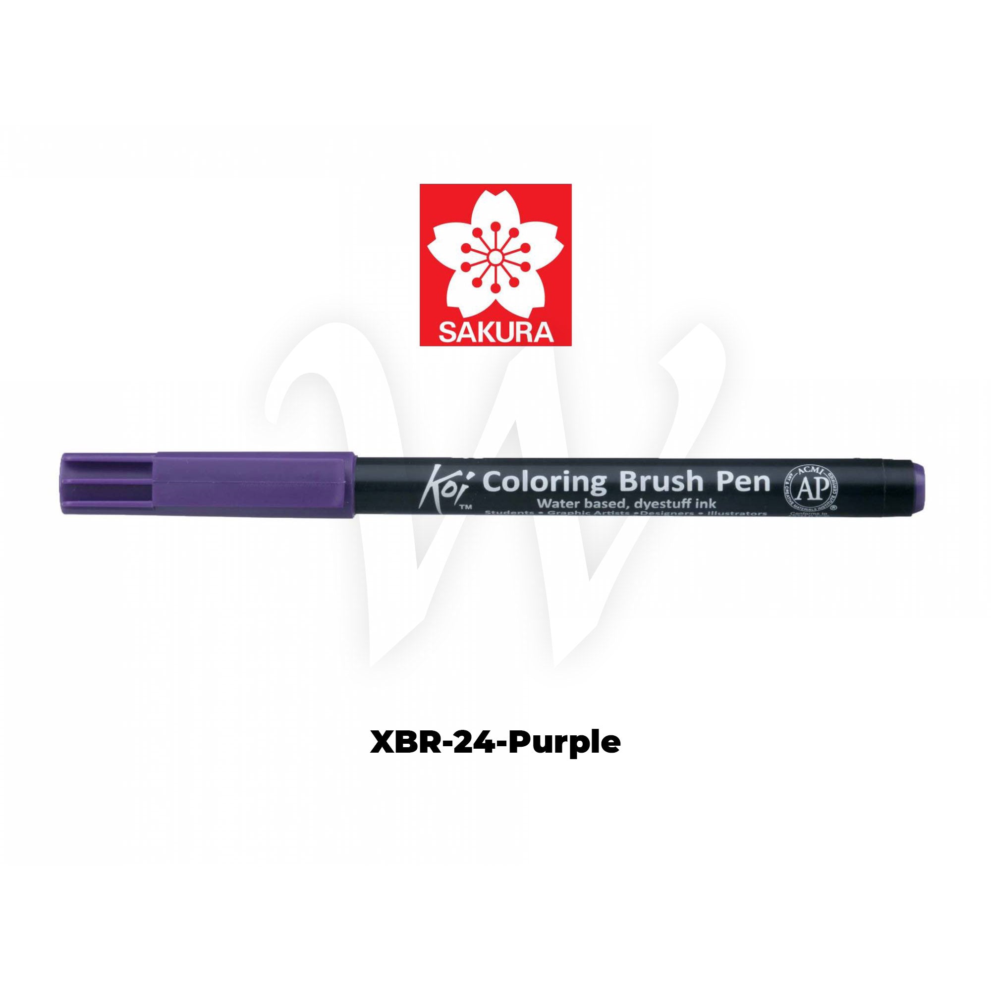 [WESTSTAR] Sakura Koi Color Brush Pen Coloring  Pen (Single piece)