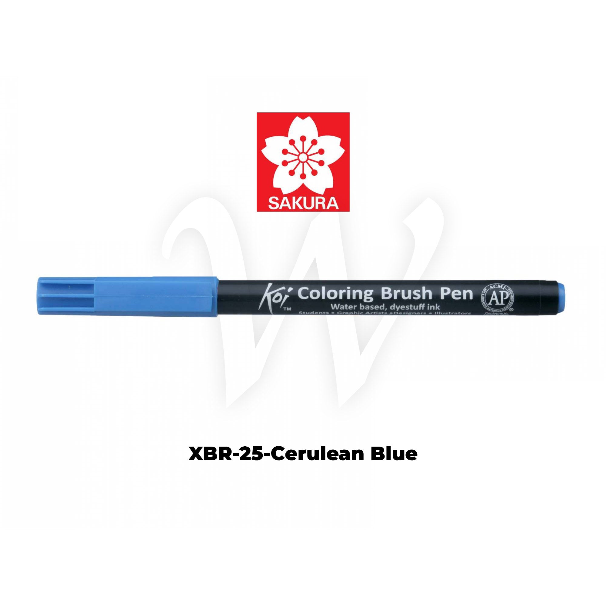 [WESTSTAR] Sakura Koi Color Brush Pen Coloring  Pen (Single piece)