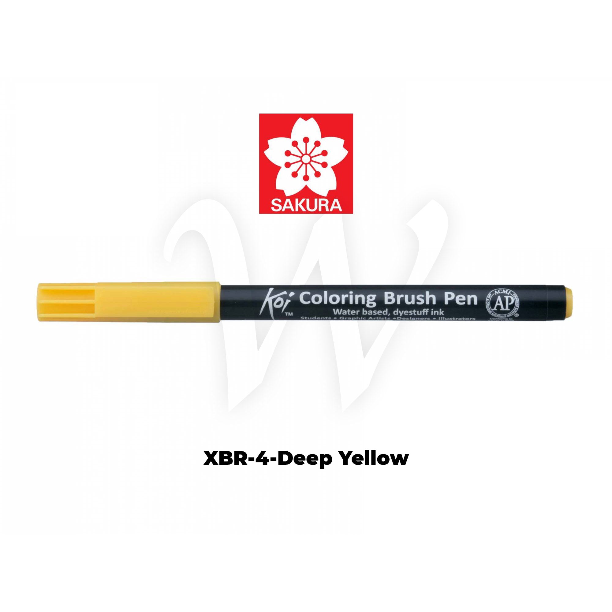 [WESTSTAR] Sakura Koi Color Brush Pen Coloring  Pen (Single piece)