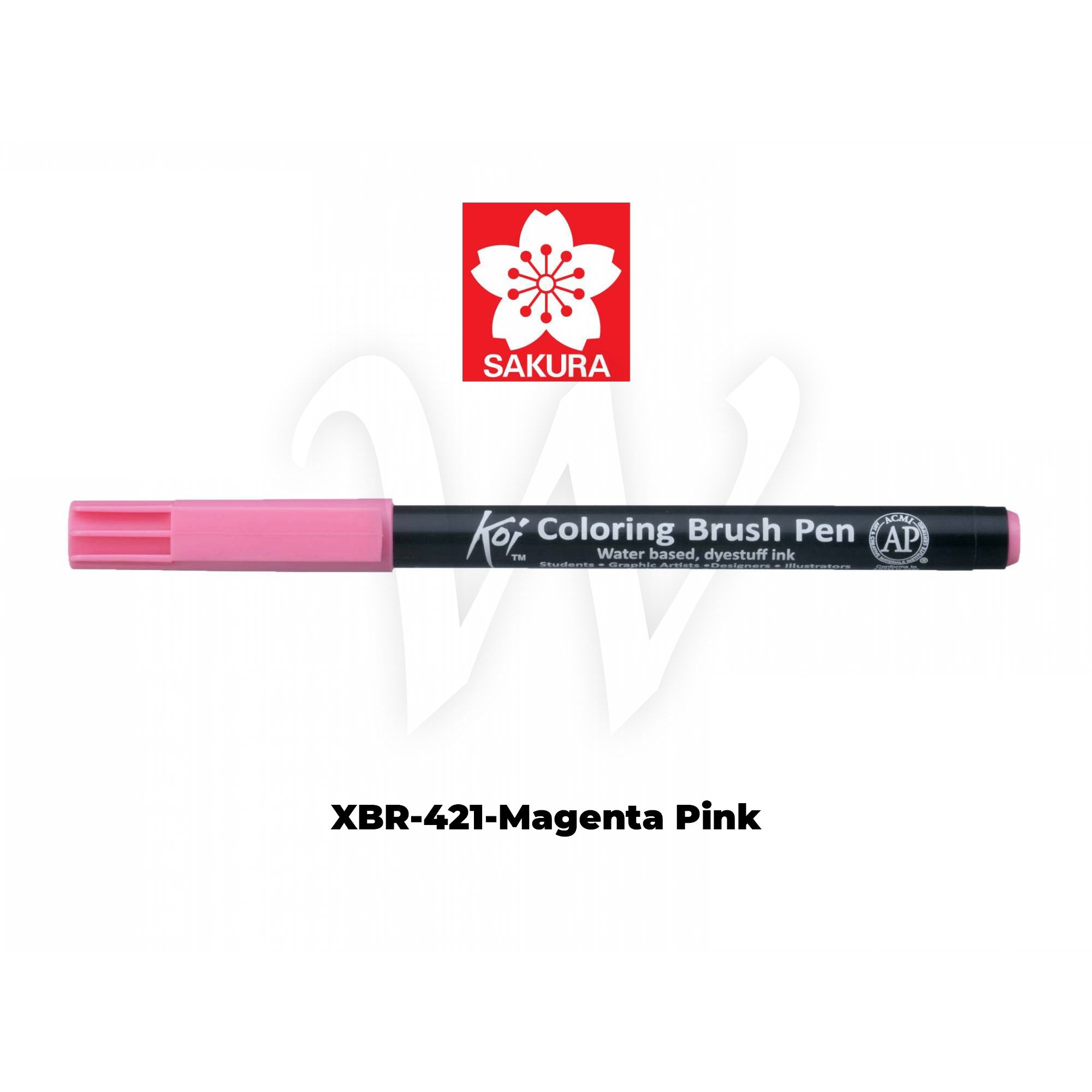 [WESTSTAR] Sakura Koi Color Brush Pen Coloring  Pen (Single piece)