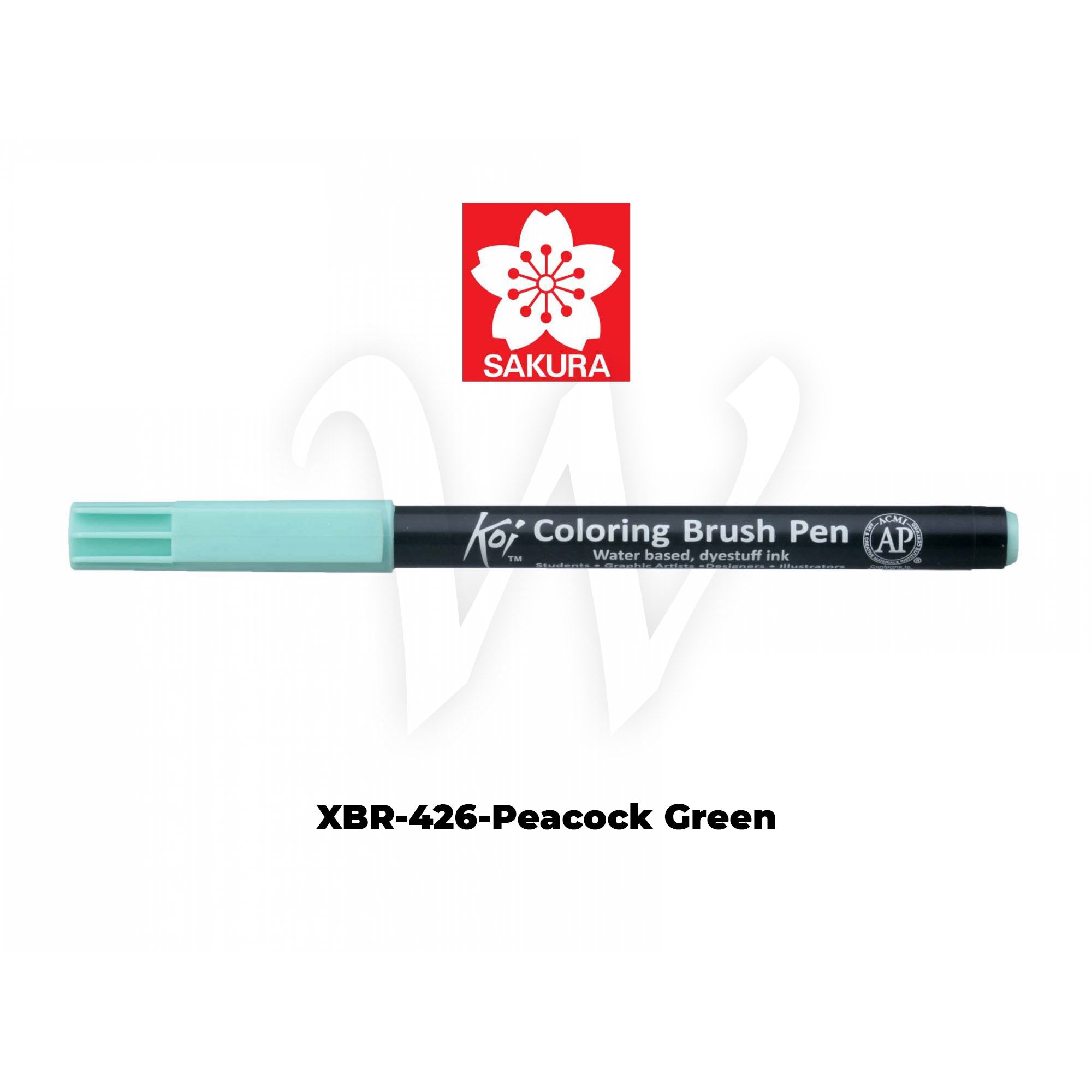 [WESTSTAR] Sakura Koi Color Brush Pen Coloring  Pen (Single piece)