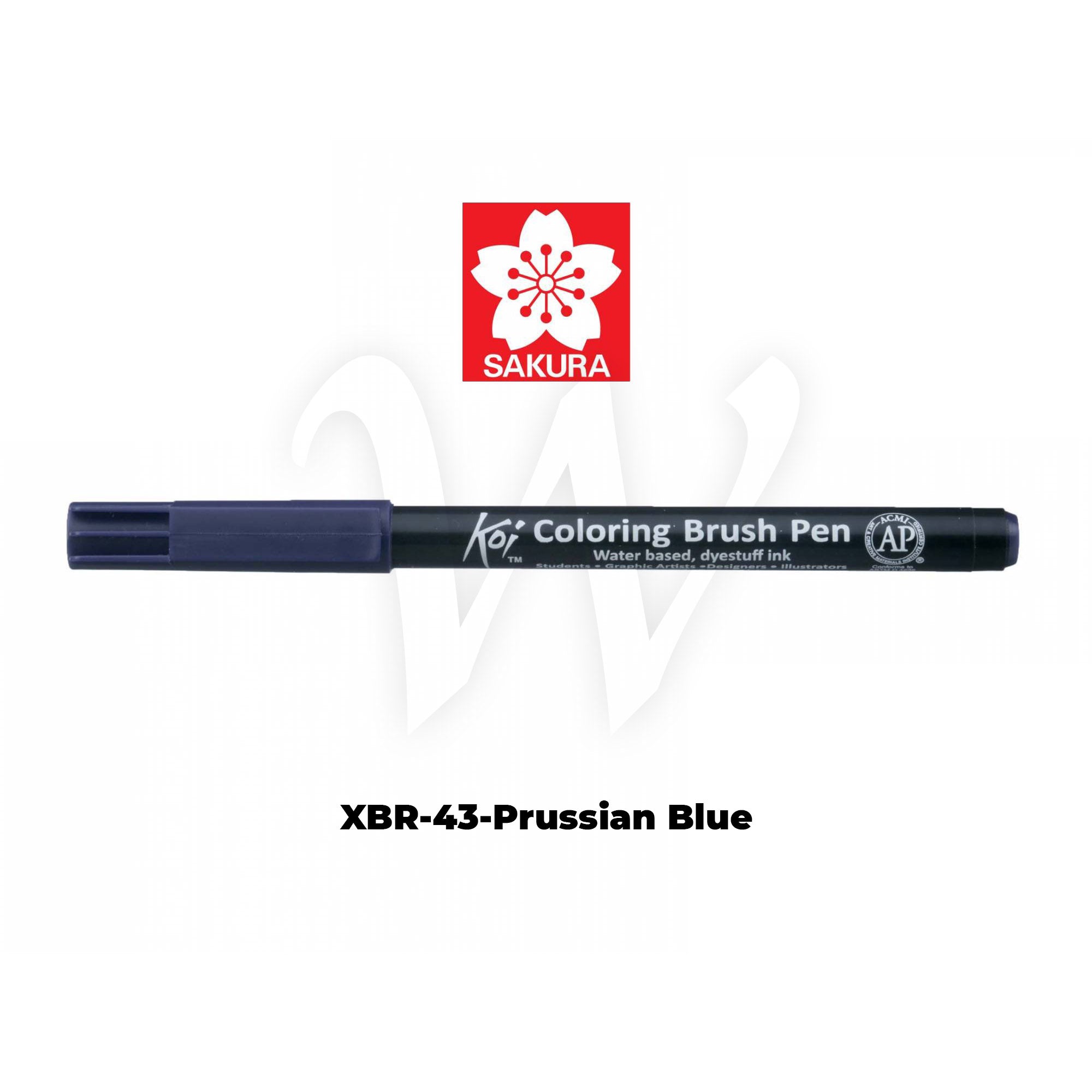 [WESTSTAR] Sakura Koi Color Brush Pen Coloring  Pen (Single piece)