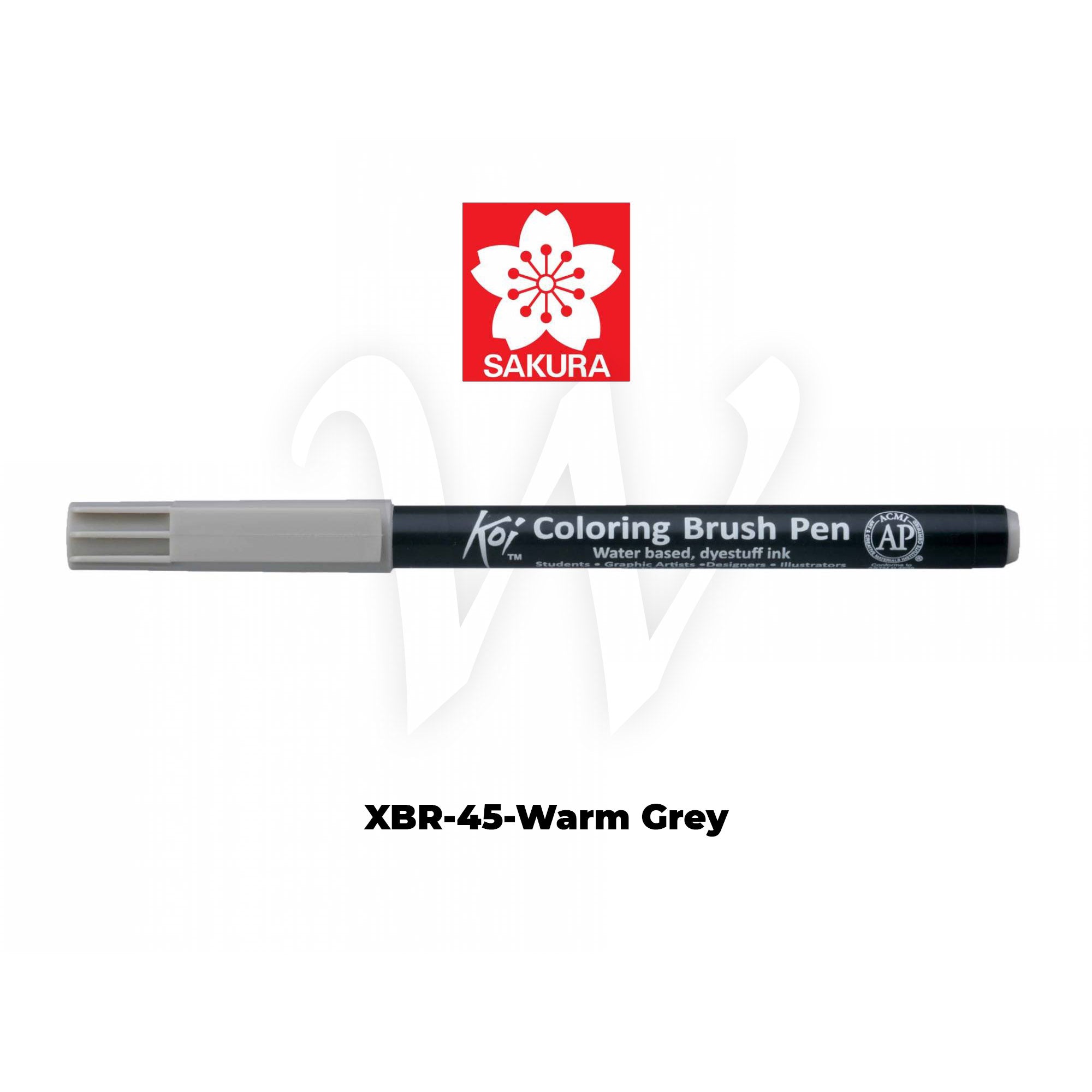 [WESTSTAR] Sakura Koi Color Brush Pen Coloring  Pen (Single piece)