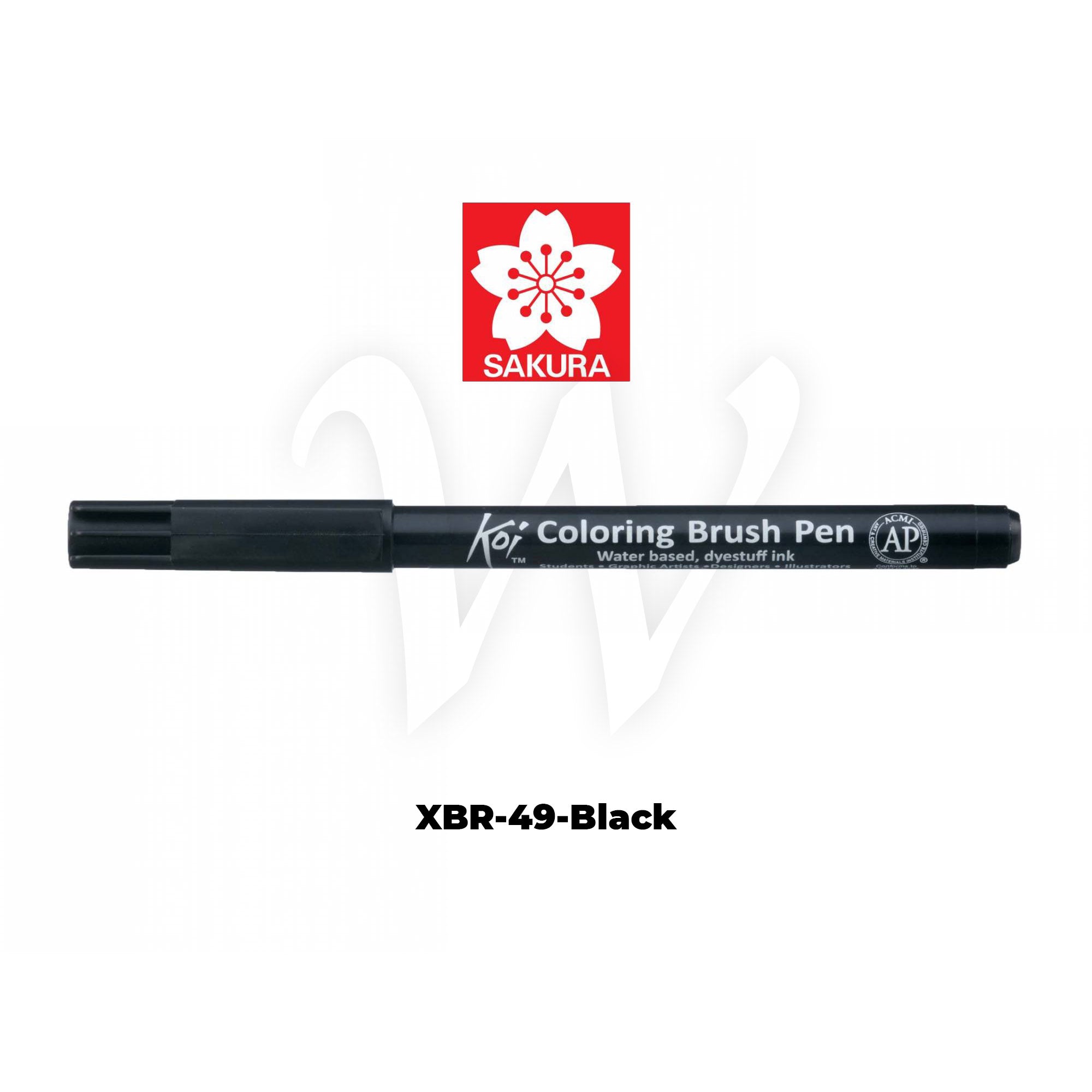 [WESTSTAR] Sakura Koi Color Brush Pen Coloring  Pen (Single piece)