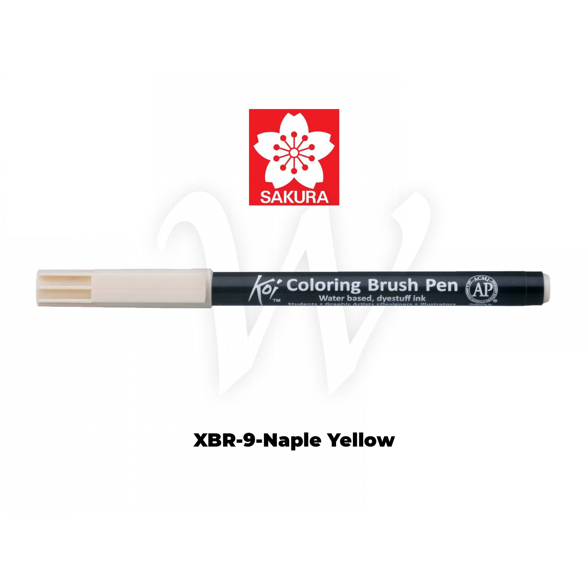 [WESTSTAR] Sakura Koi Color Brush Pen Coloring  Pen (Single piece)