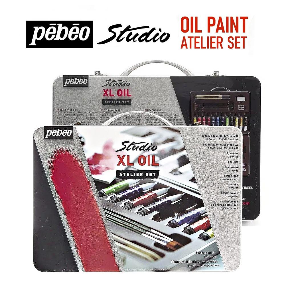 [WE-ARTS] Pebeo Studio XL OIL ATELIER Metal Set Oil Paint