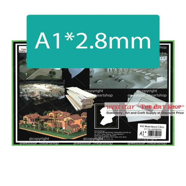 Model Making Boards PVC Model Board for Scale Model Building | Architecture | Weststar The ...