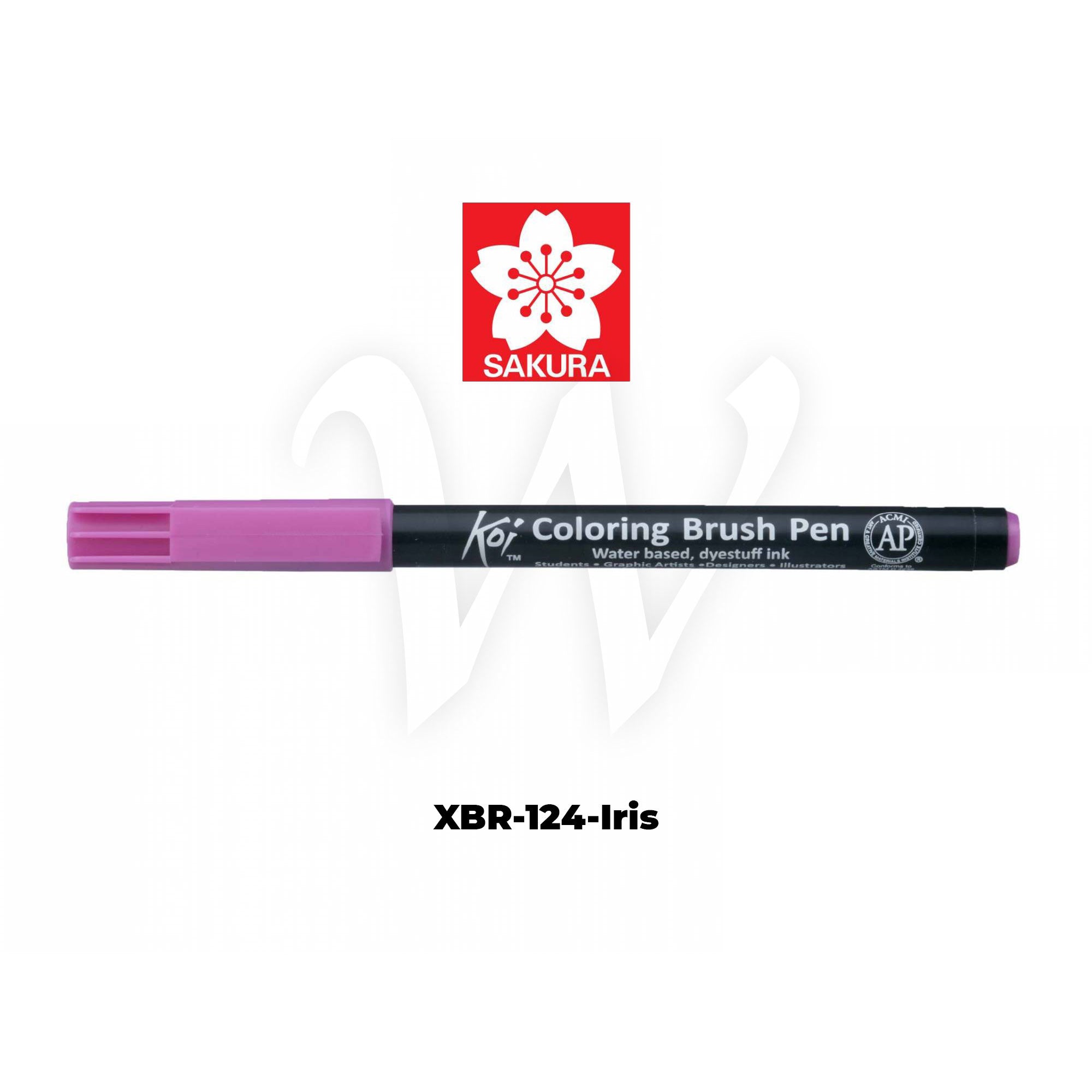 [WESTSTAR] Sakura Koi Color Brush Pen Coloring  Pen (Single piece)