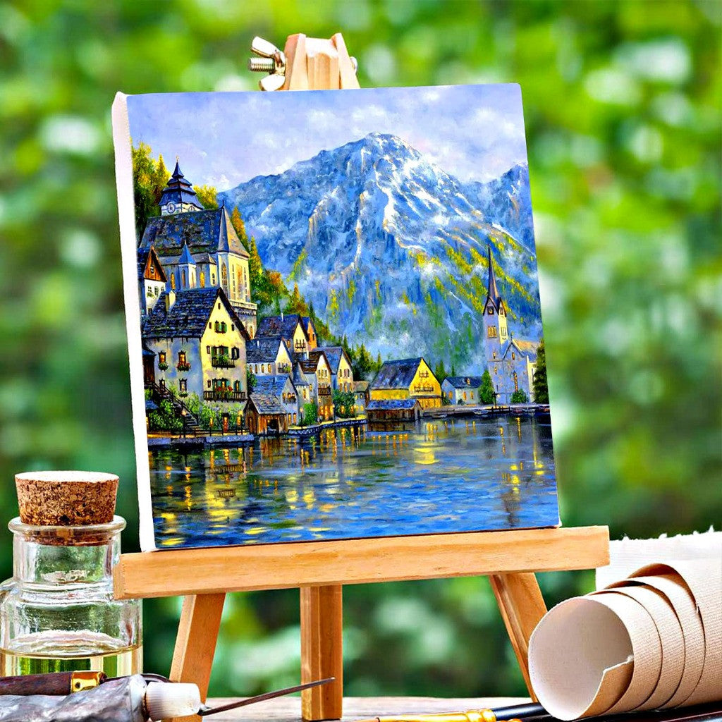 Studio Stretched Canvas Painting Canvas Art for Acrylic & Oil Paint ( 280g ) - CLEARANCE