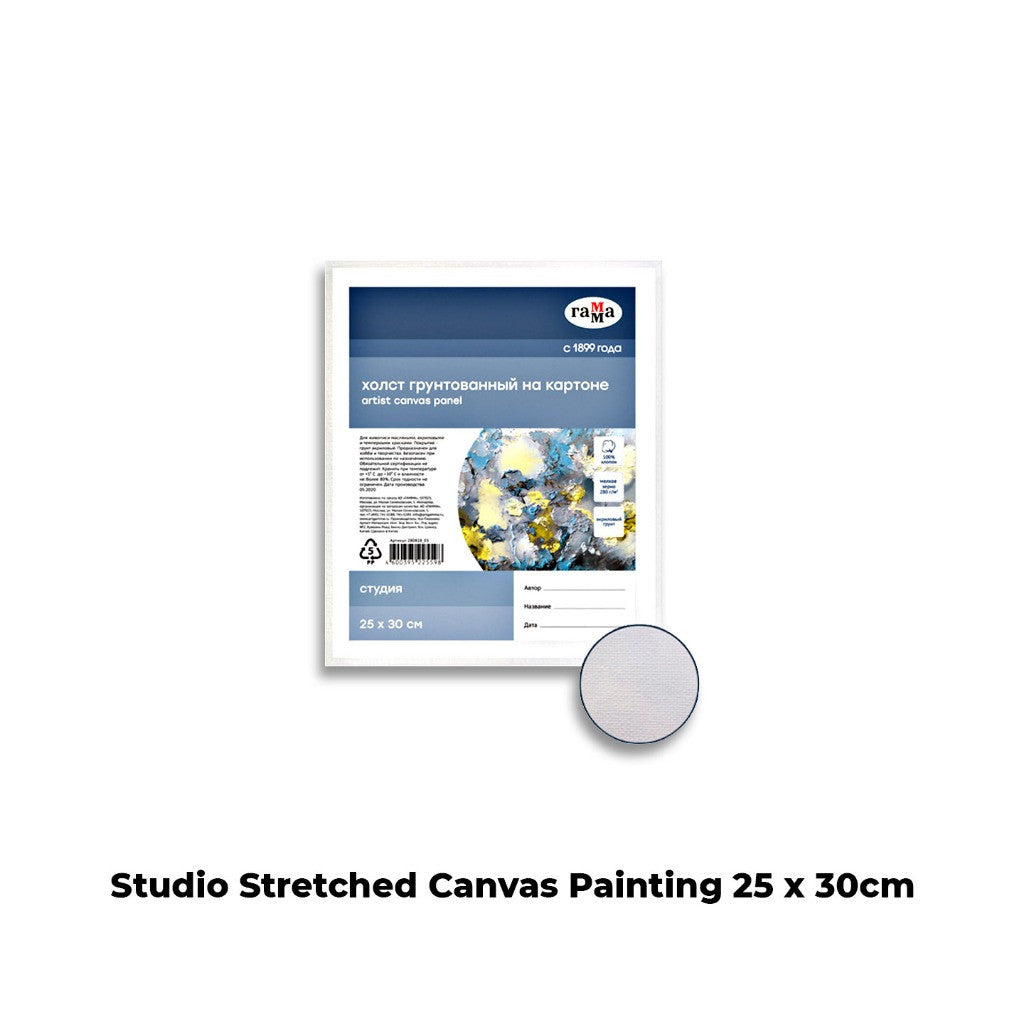 Studio Stretched Canvas Painting Canvas Art for Acrylic & Oil Paint ( 280g ) - CLEARANCE