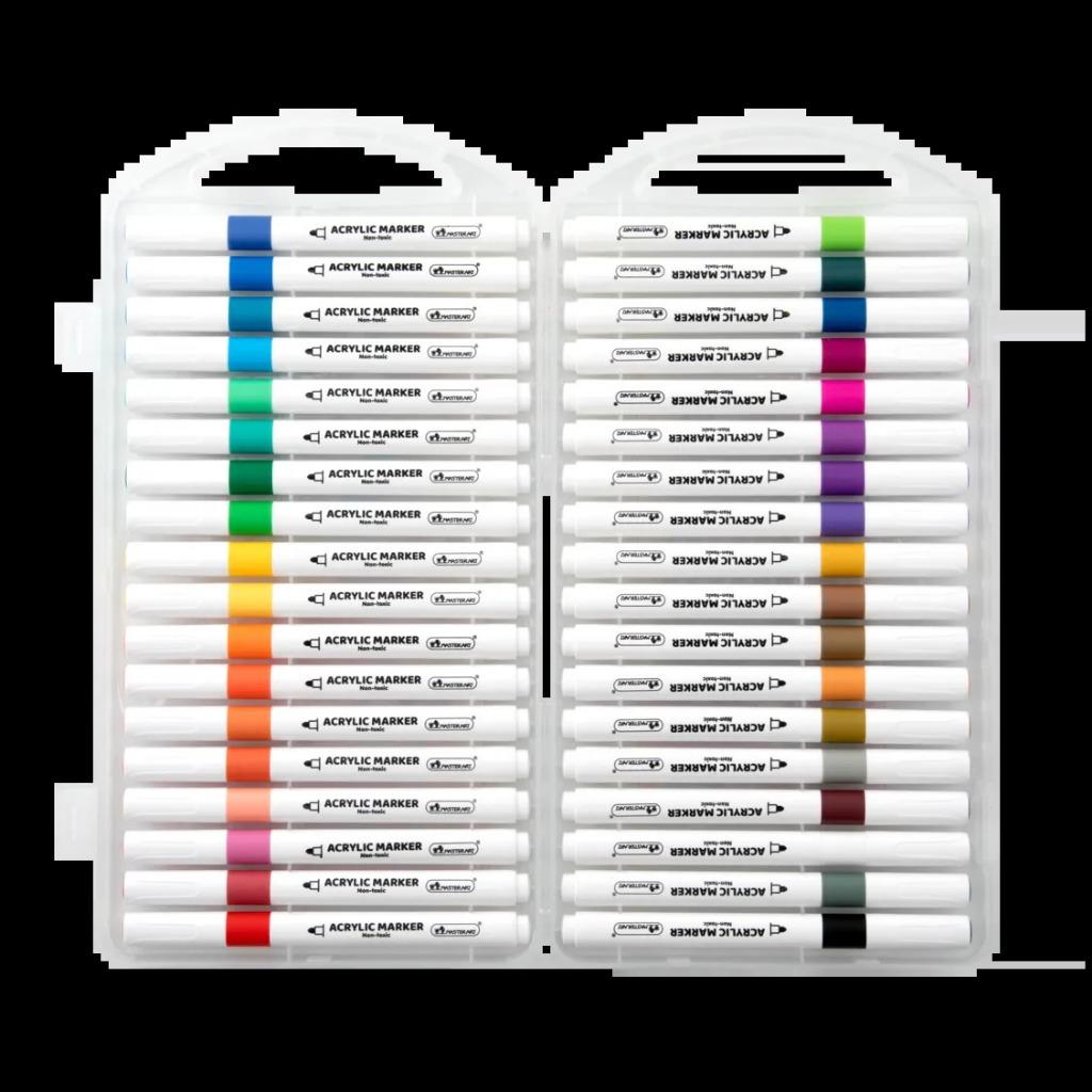 [WE-ARTS] Master Art Round Acrylic Marker (12c/24c/36c)