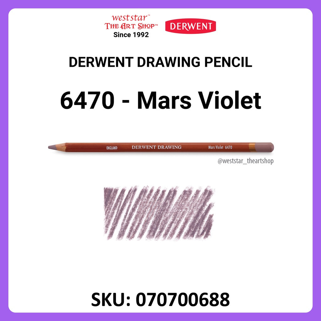 [WESTSTAR] Derwent Drawing Pencil  - Single Pc