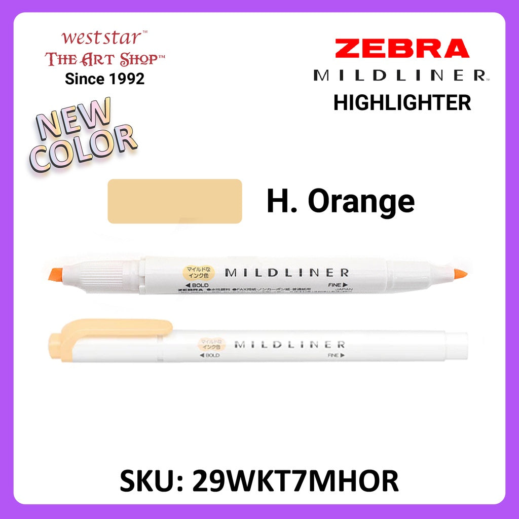 Zebra Mildliner Highlighter 2022 New color [Single, Set]