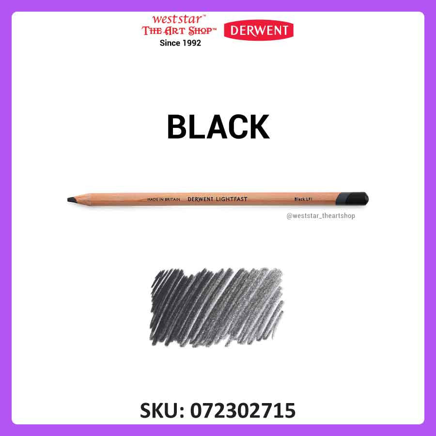 [Weststar TAS] Derwent Lightfast Color Pencil Refill - Single Piece (100 Colors)