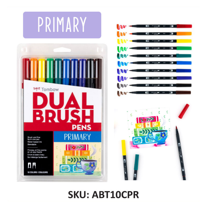 Tombow Dual Brush Pen Set | 10 Colors