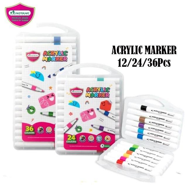 [WE-ARTS] Master Art Round Acrylic Marker (12c/24c/36c)
