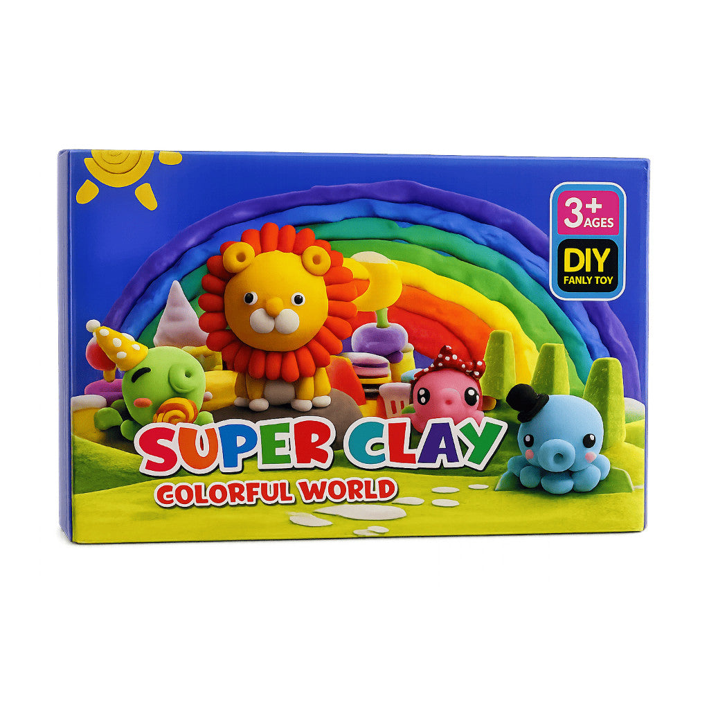 Soft Clay Box Set with basic tools - 24colours / 36 colours Tanah Liat Set
