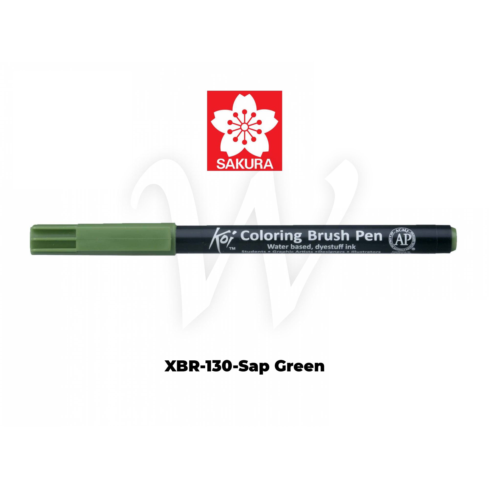 [WESTSTAR] Sakura Koi Color Brush Pen Coloring  Pen (Single piece)