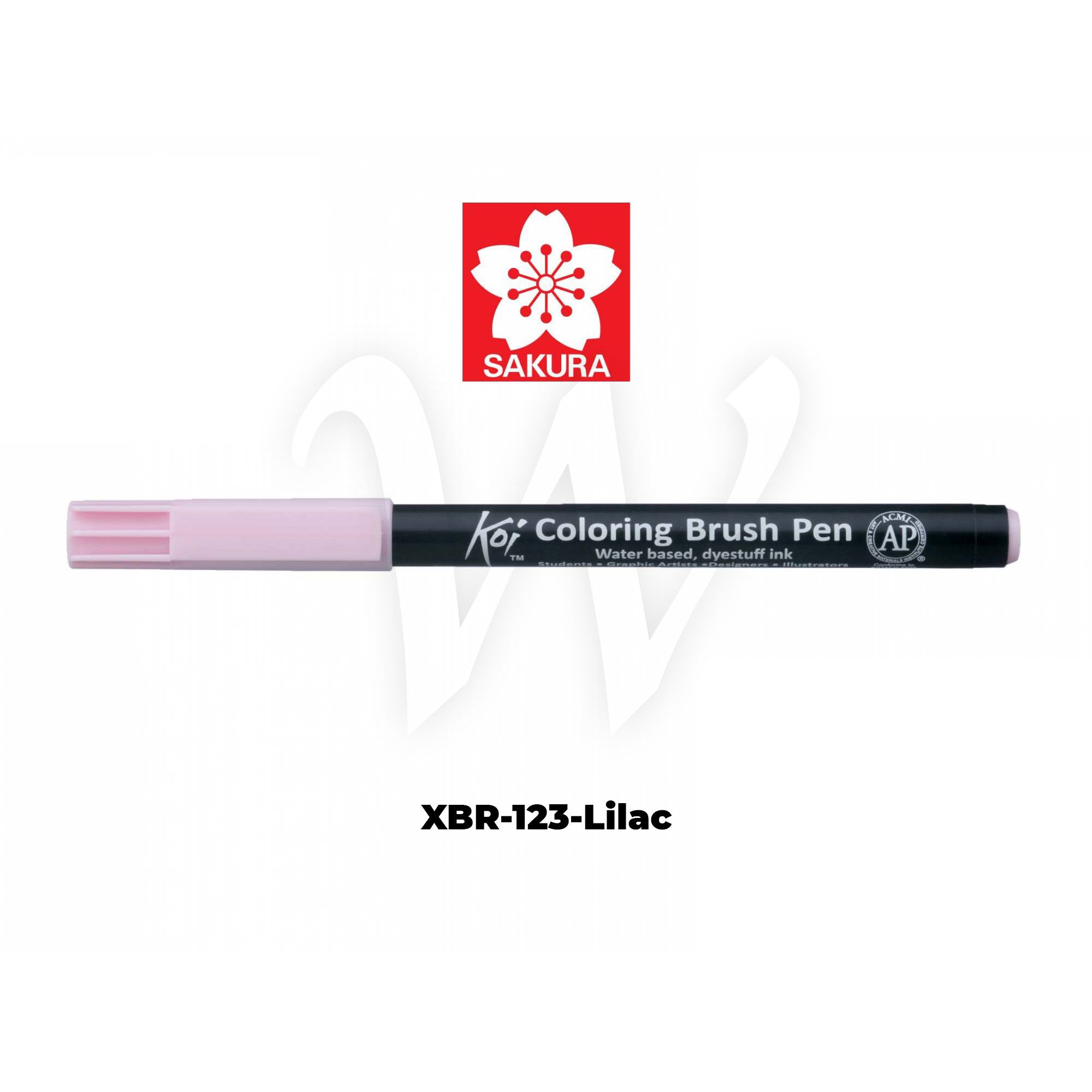 [WESTSTAR] Sakura Koi Color Brush Pen Coloring  Pen (Single piece)