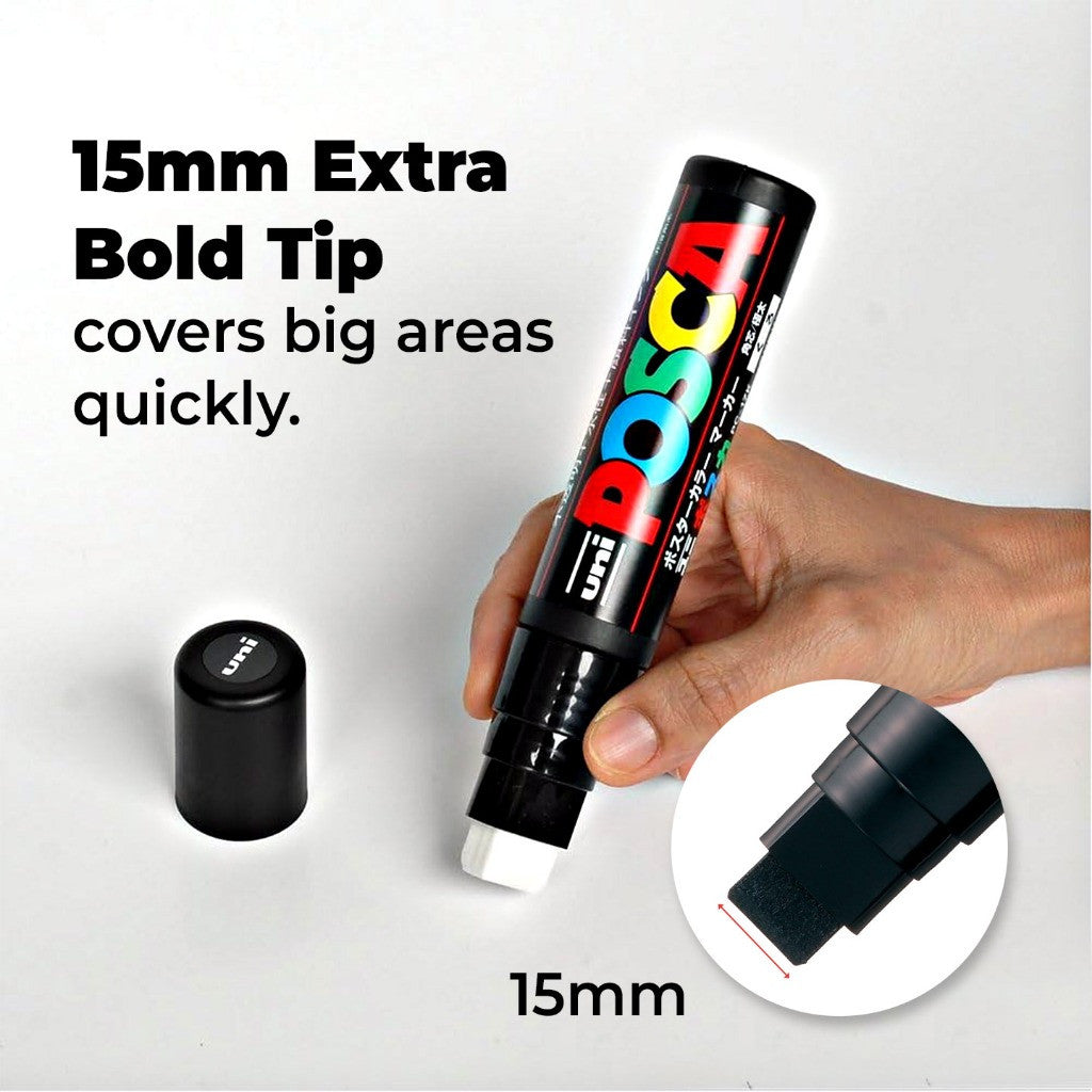 [WE-ARTS] Uni POSCA PC-17K Extra Bold Paint Marker Water-based (15mm)