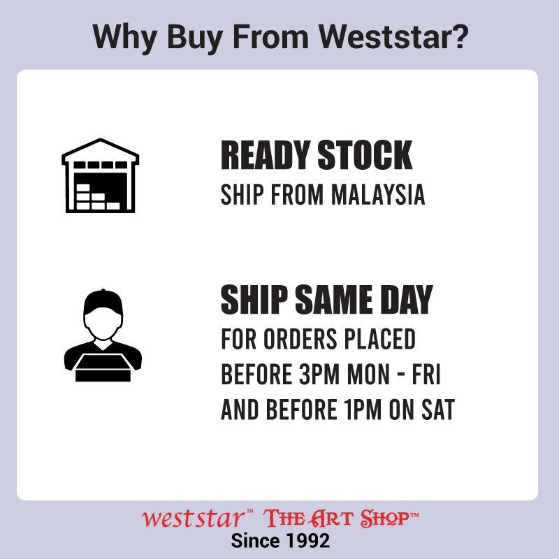 [Weststar TAS] NORMAL Compress Foam board 60cm x 90cm +- (5mm), White and Color Foam Board