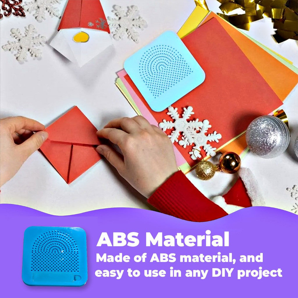 [WE-ARTS] Paper Quilling Curling & Husking Board with Pins (10.5 × 10.5 cm) Alat Quilling Kertas DIY Craft Tools