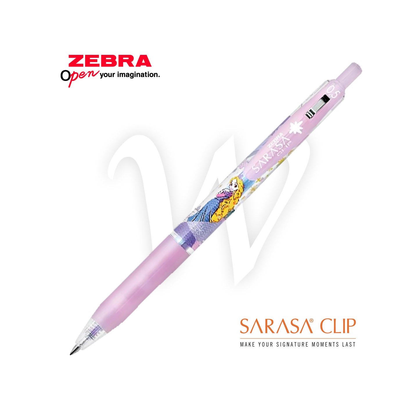 Zebra Sarasa Clip x Disney Refill 0.5mm (Limited Edition)
