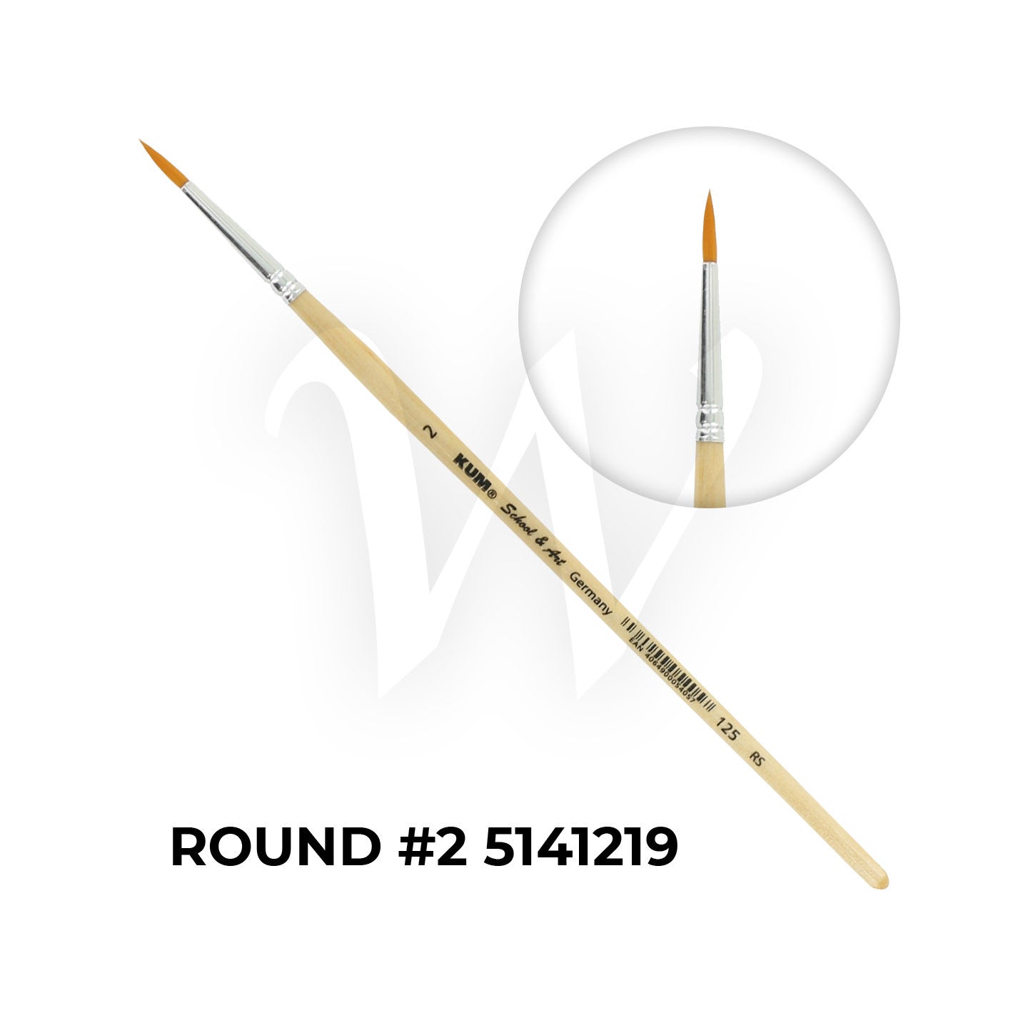 [WESTSTAR] KUM® SCHOOL & ART Brush Set (ROUND)