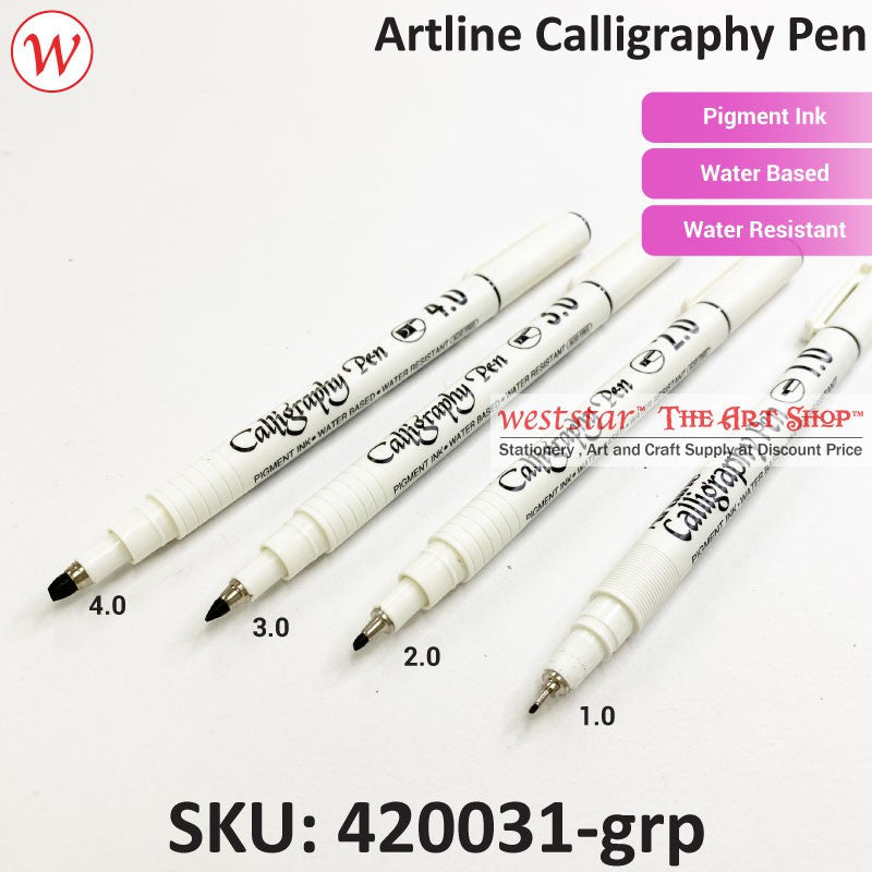 [Weststar The Art Shop] Artline Calligraphy Pen | EK-241,2,3,4