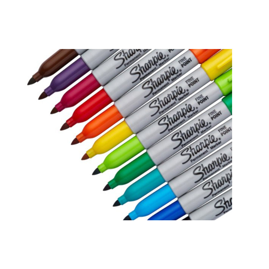 Sharpie Fine Point Permanent Marker-12s