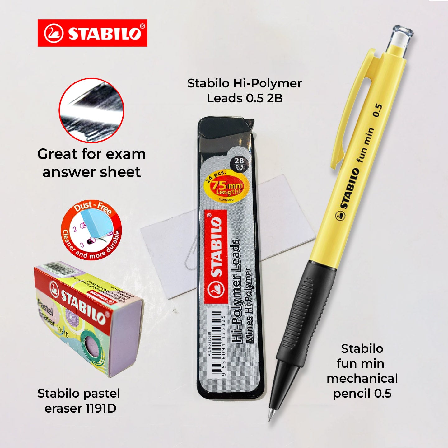 [WE-ARTS] STABILO Gift Set Value Pack Gift Set Stationery 1520/12GS1 Gift Set Stabilo Swan Arty Warna Pencil Murah