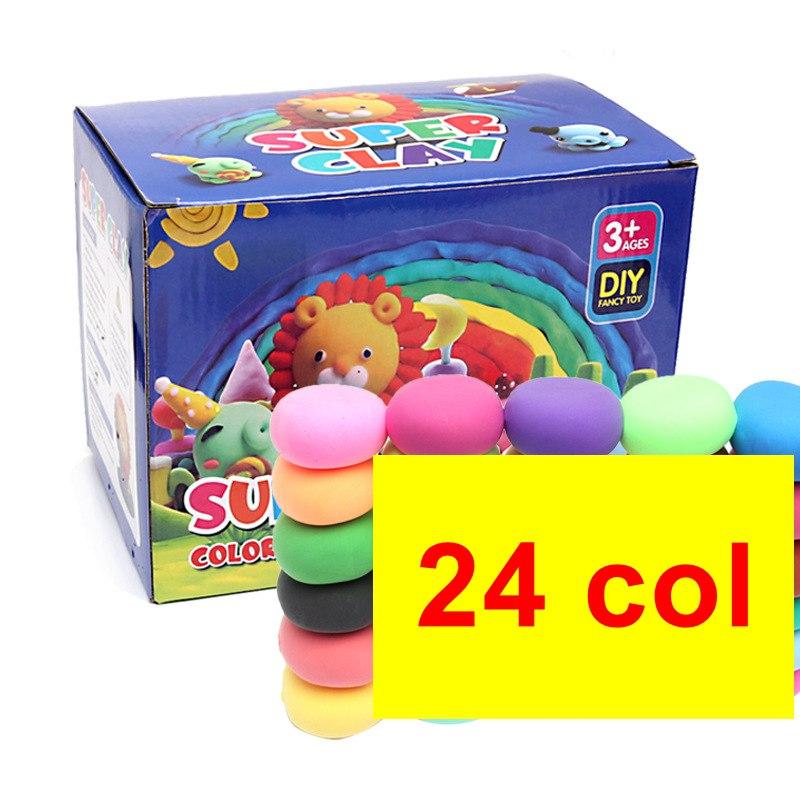 Soft Clay Box Set with basic tools - 24colours / 36 colours Tanah Liat Set
