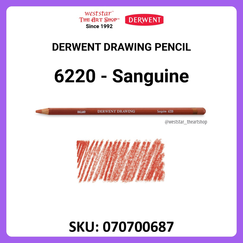 [WESTSTAR] Derwent Drawing Pencil  - Single Pc