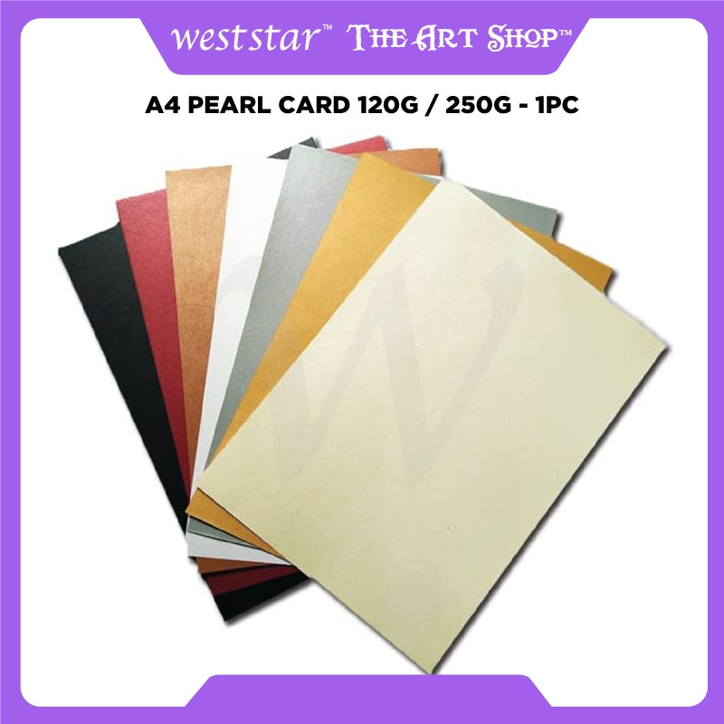 [Weststar] A4 Pearl Card 120g / 250g - 1pc