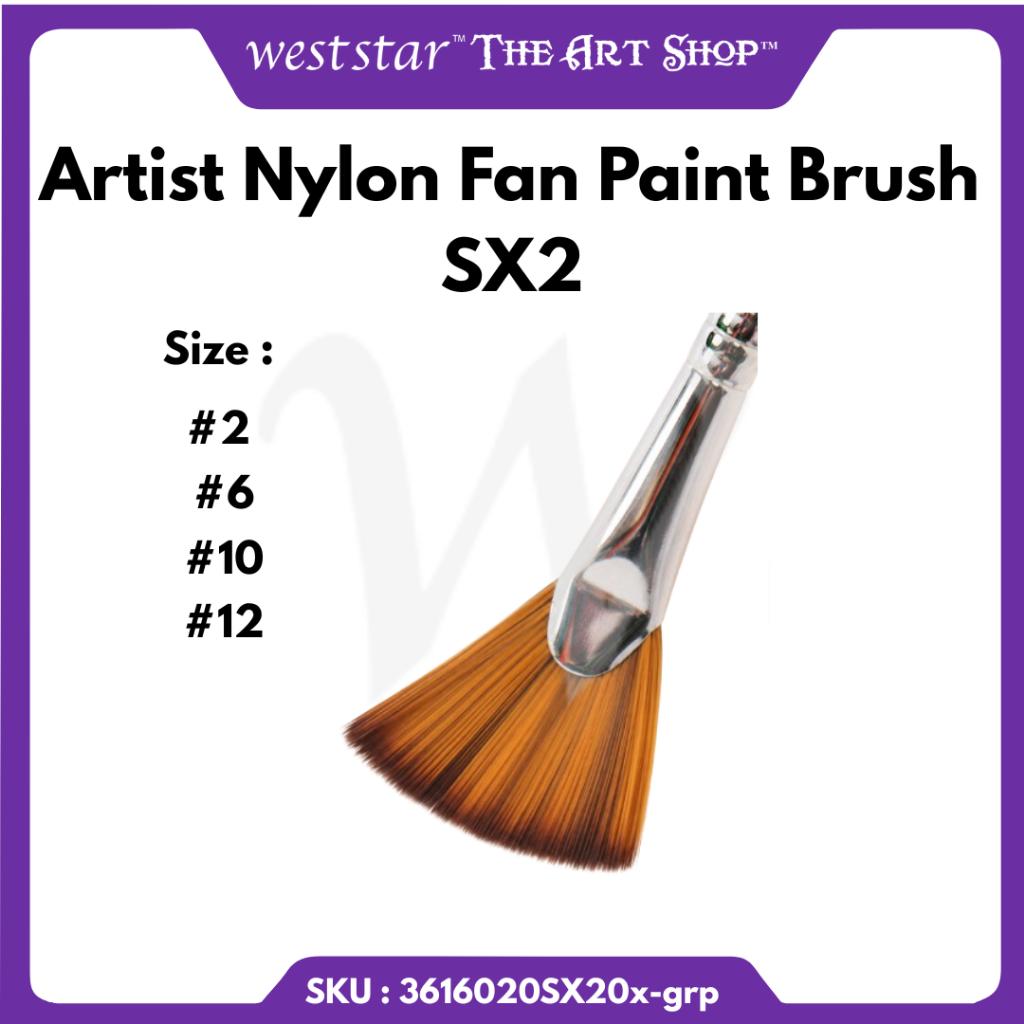 Artist Nylon Fan Paint Brush SX2