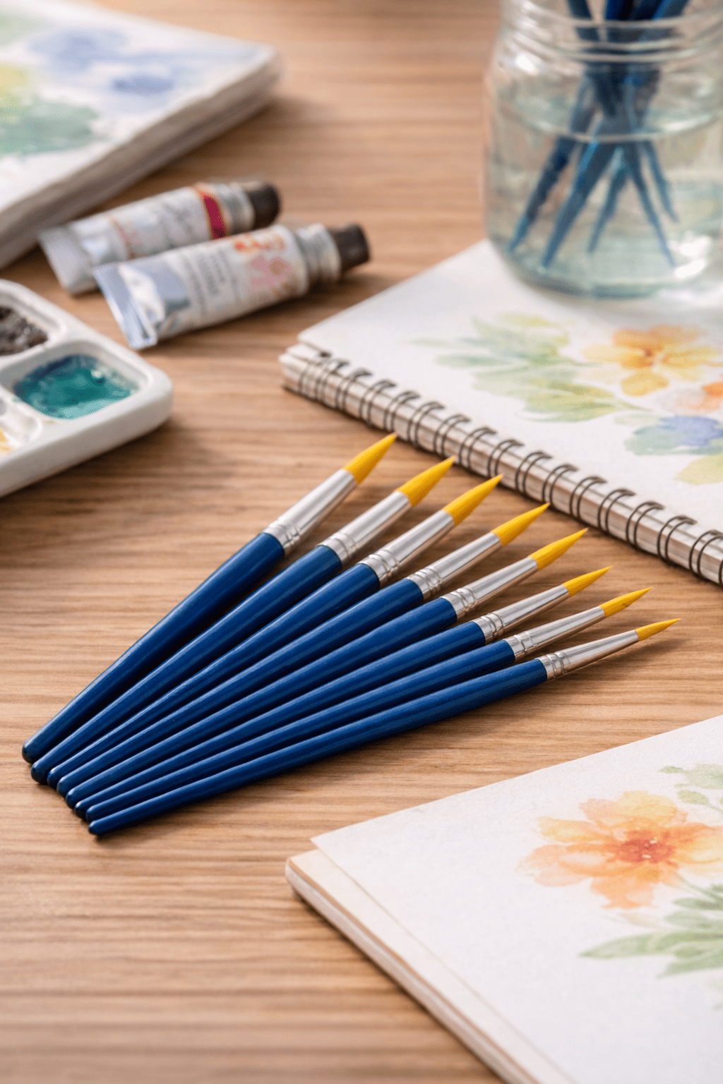 [WE-ARTS] Brush Round Brush Set Artist Special For Painting Set of 6pcs