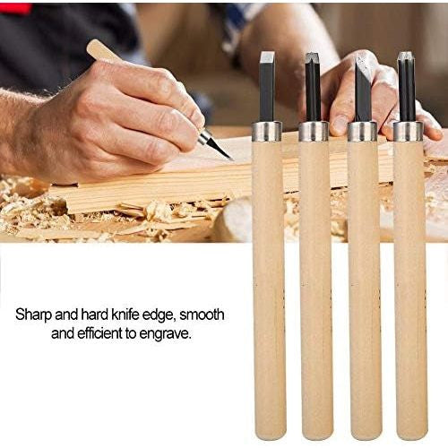 [WESTSTAR] Bamboo Handle Carving Tool Set/ Carving Knife / Art Tools Sculpting /Alat Pahat Kayu Ukir -Set of 6pcs/10pcs