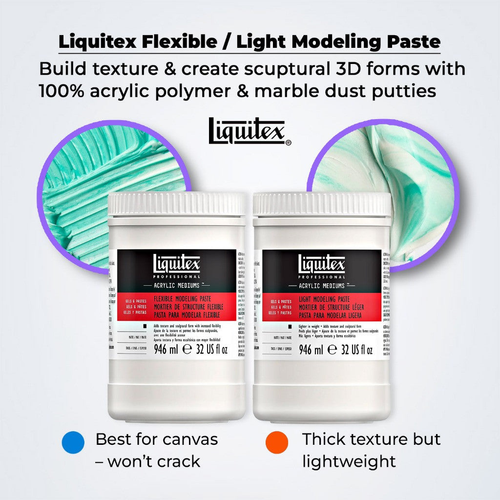 LIQUITEX Modelling Paste Flexible Modeling Paste Light Modeling Paste