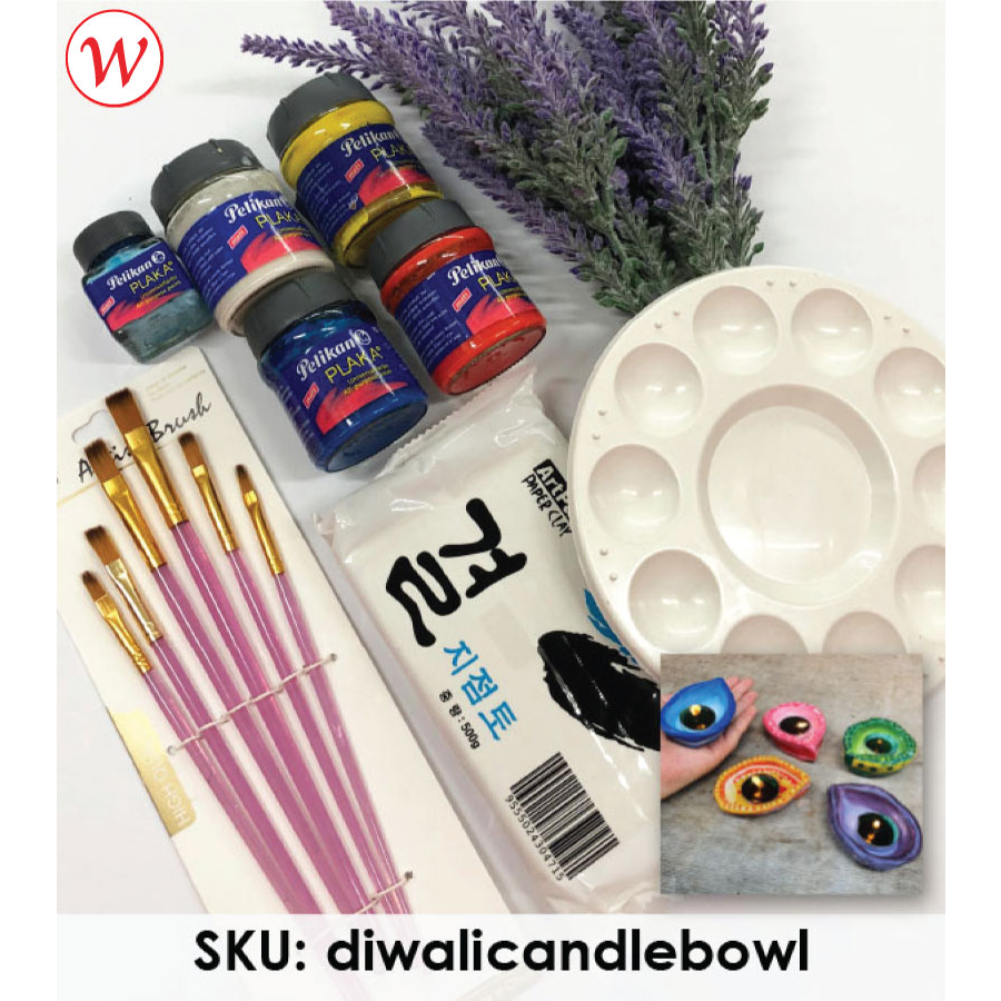 Diwali Candle Bowl Material Pack