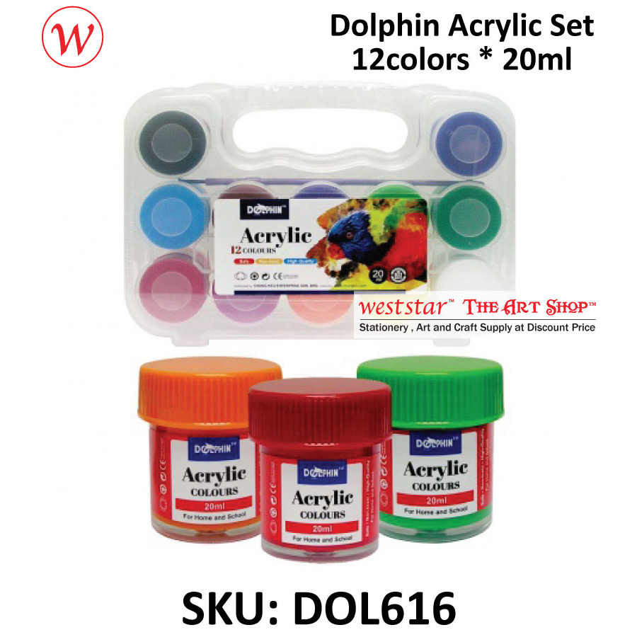 Dolphin Acrylic Color Set
